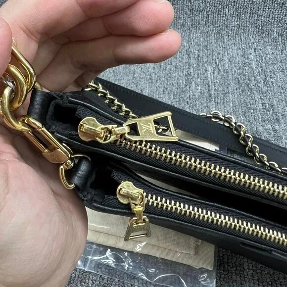 100% Louis Vuitton Multi Pochette Accessories Monogram Leather Satchel - Picture 9 of 16